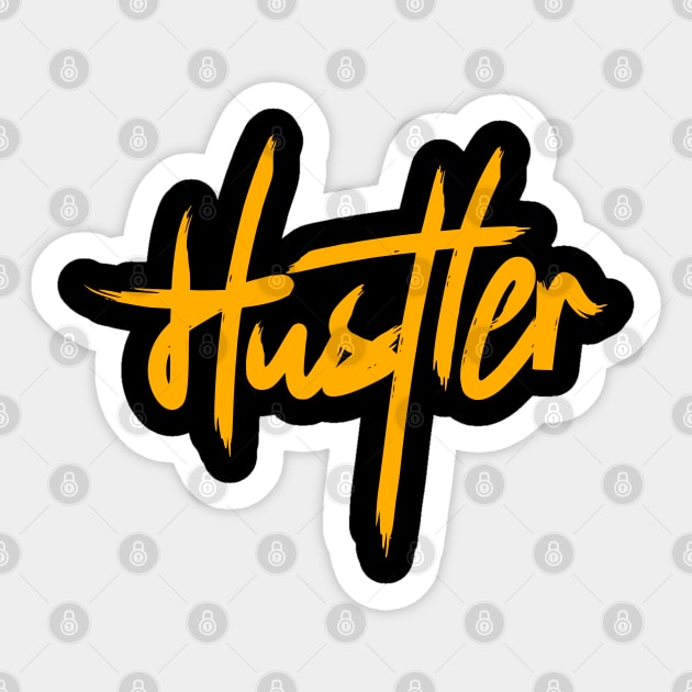 HUSTLER Sticker by artslaves